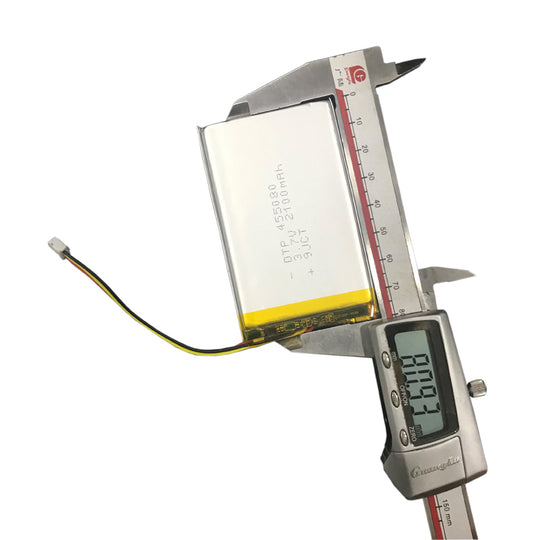 455080 2100mAh with UN38.3 | 3.7V LiPo Lithium Ion Battery