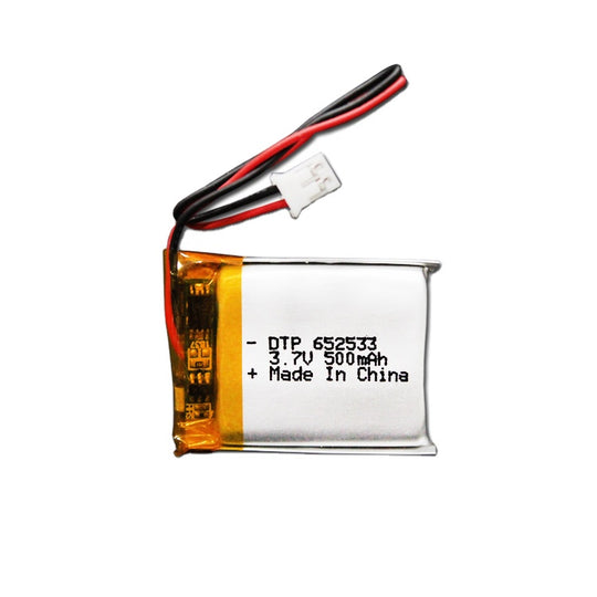 652533 500mAh with KC62133, CB, IEC62133, UL1642, BIS & CE | 3.7V LiPo Lithium Ion Battery