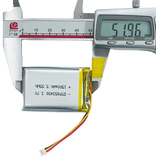 853450 1500mAh | 3.7V LiPo Lithium Ion Battery