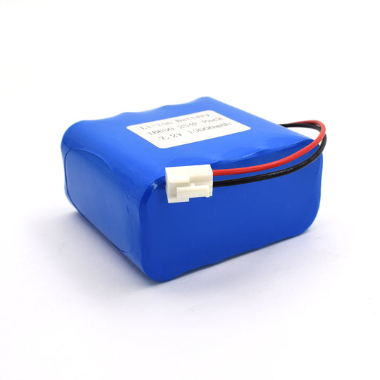 Cylindrical 18650-2S4P 7.4V  10000mah Li-ion Battery Pack (A-grade cell）