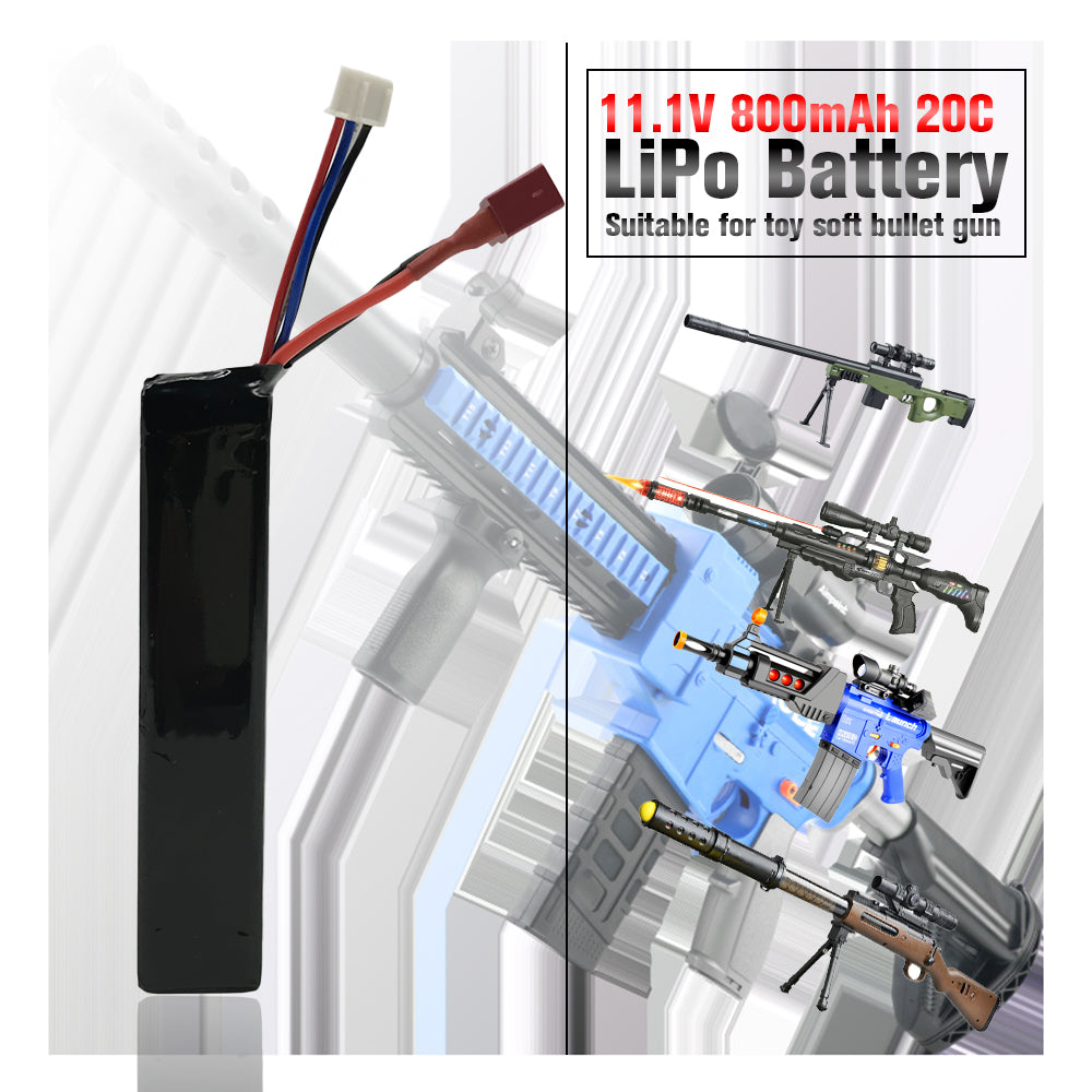 502197-3S 800mAh | 11.1V 20C High Rate Lithium Battery