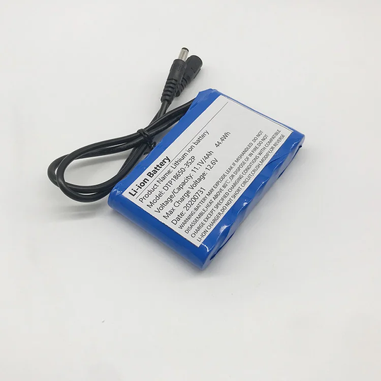 Cylindrical 18650-3S2P 11.1V  4000mah Li-ion Battery Pack (A-grade cell）