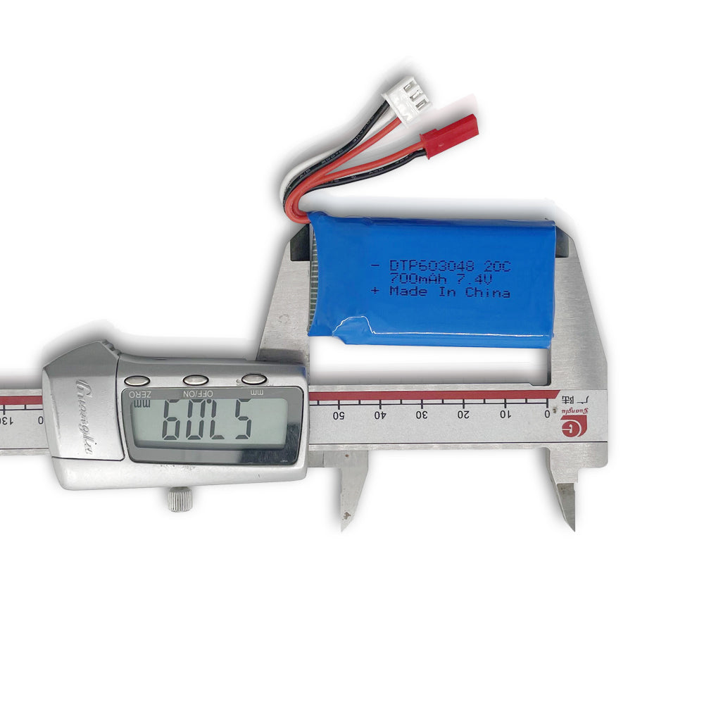 603048-2S 700mAh | 7.4V 20C High Rate Lithium Battery