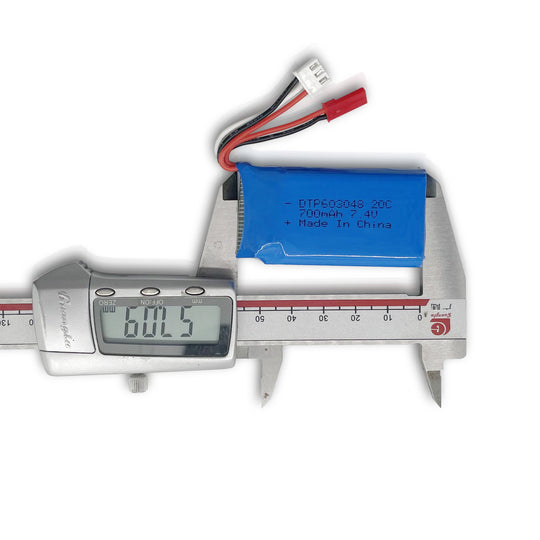 603048-2S 700mAh | 7.4V 20C High Rate Lithium Battery