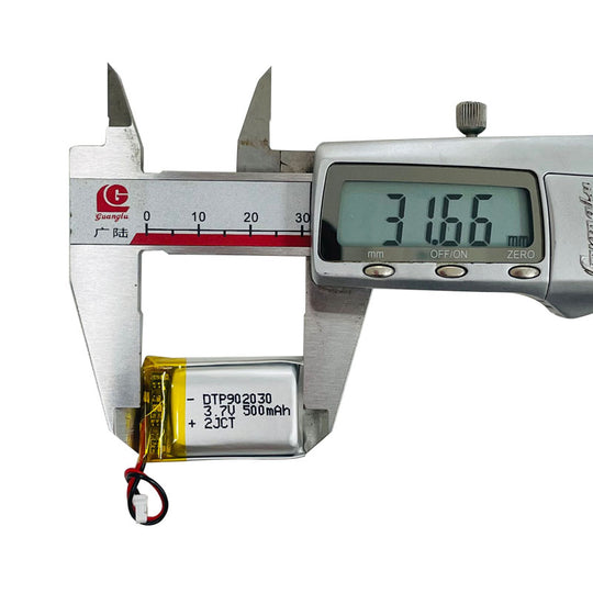 902030 500mAh | 3.7V LiPo Lithium Ion Battery