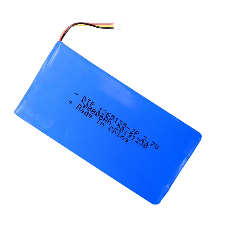 1265135 10000mAh with KC62133, UL1642, UN38.3, CB RoHS & BIS | 3.7V LiPo Lithium Ion Battery