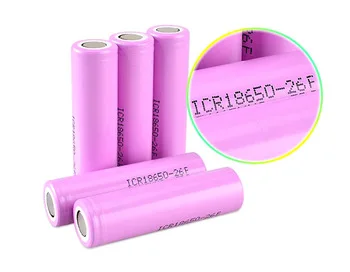 Cylindrical 18650 3.7V 2600mah Li-ion Battery (A-grade cell）