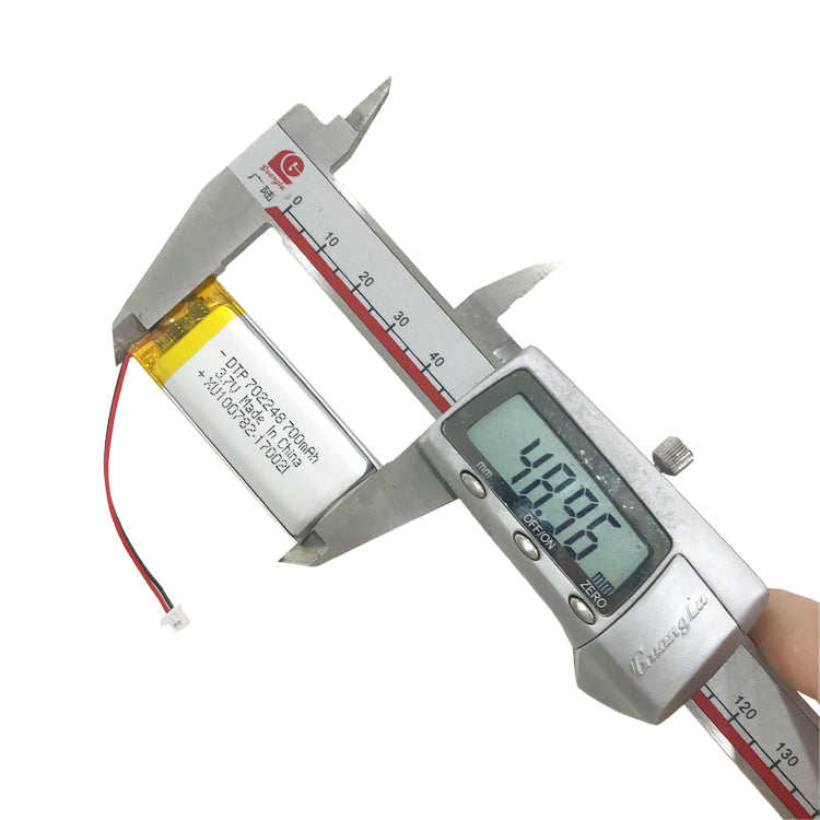 702248 700mAh with KC62133, BIS, UL1642 & RoHS | 3.7V LiPo Lithium Ion Battery