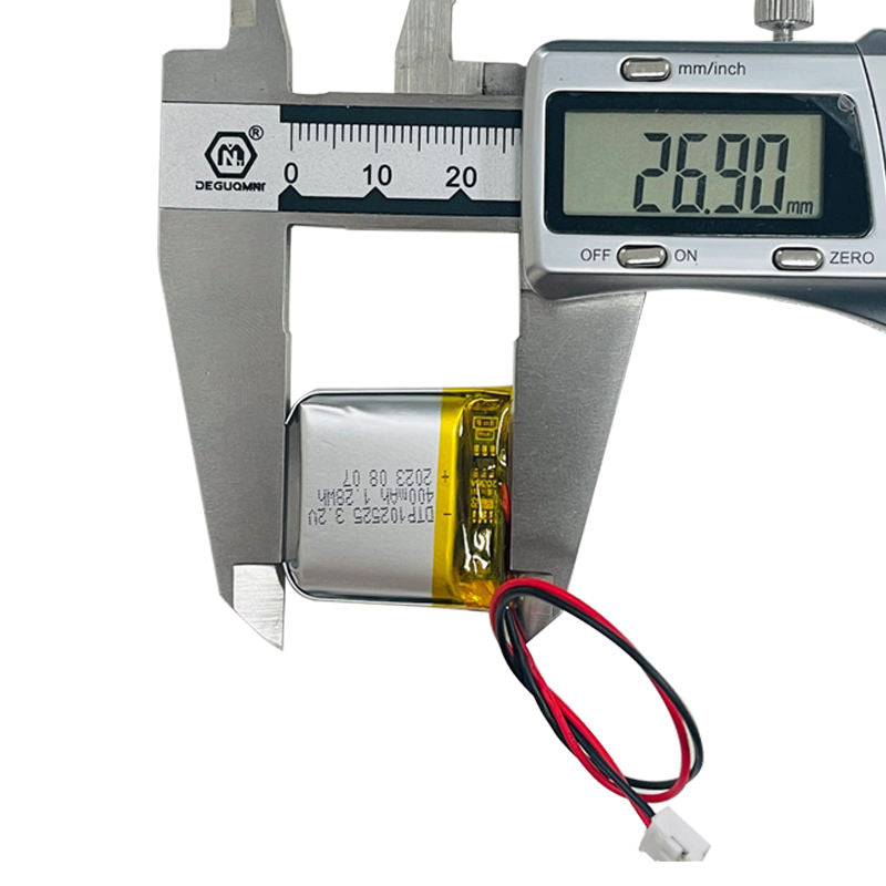 102525 400mAh | 3.2V LiFePO4 Battery